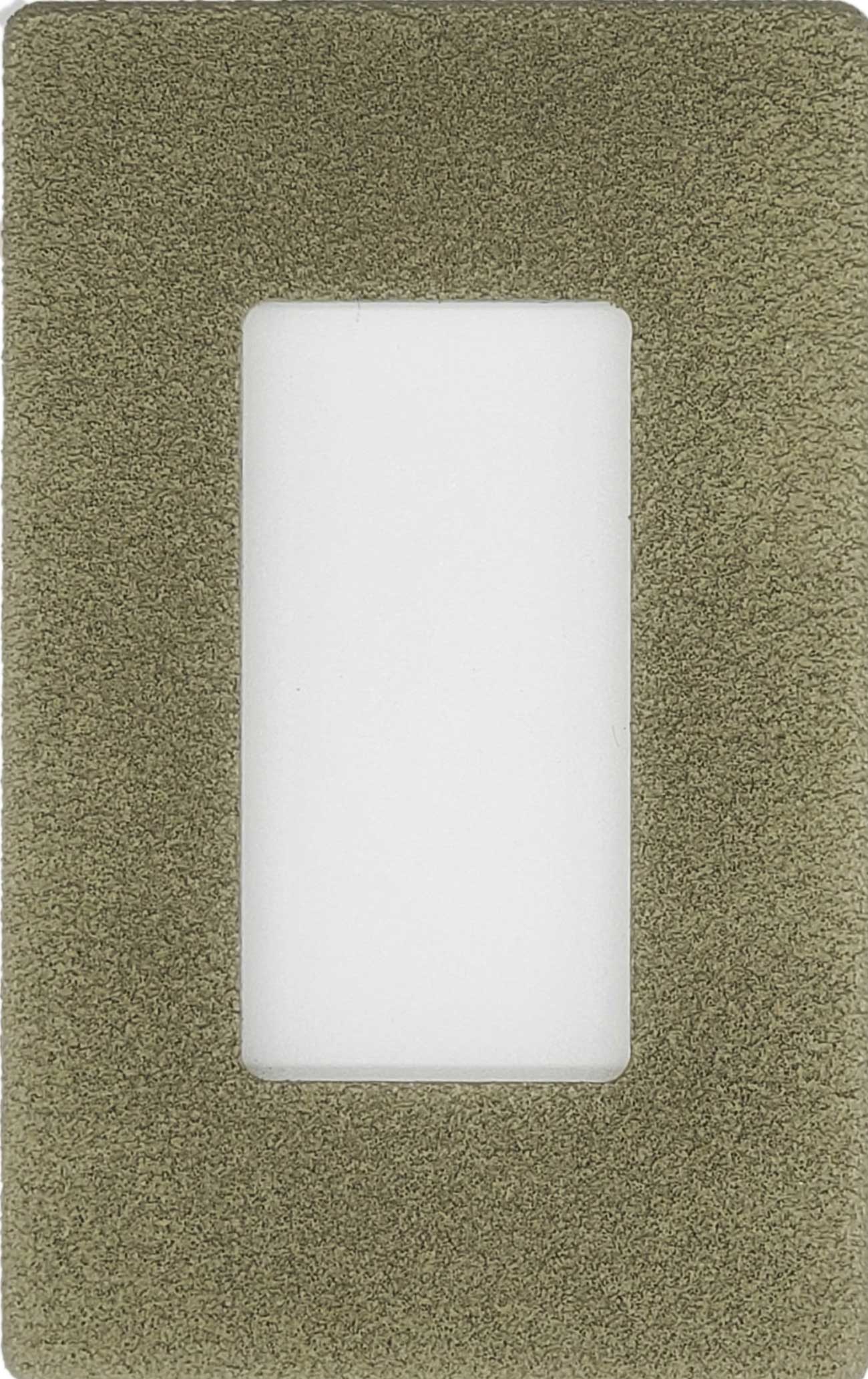 Sage Green 1-Gang Geo Plate