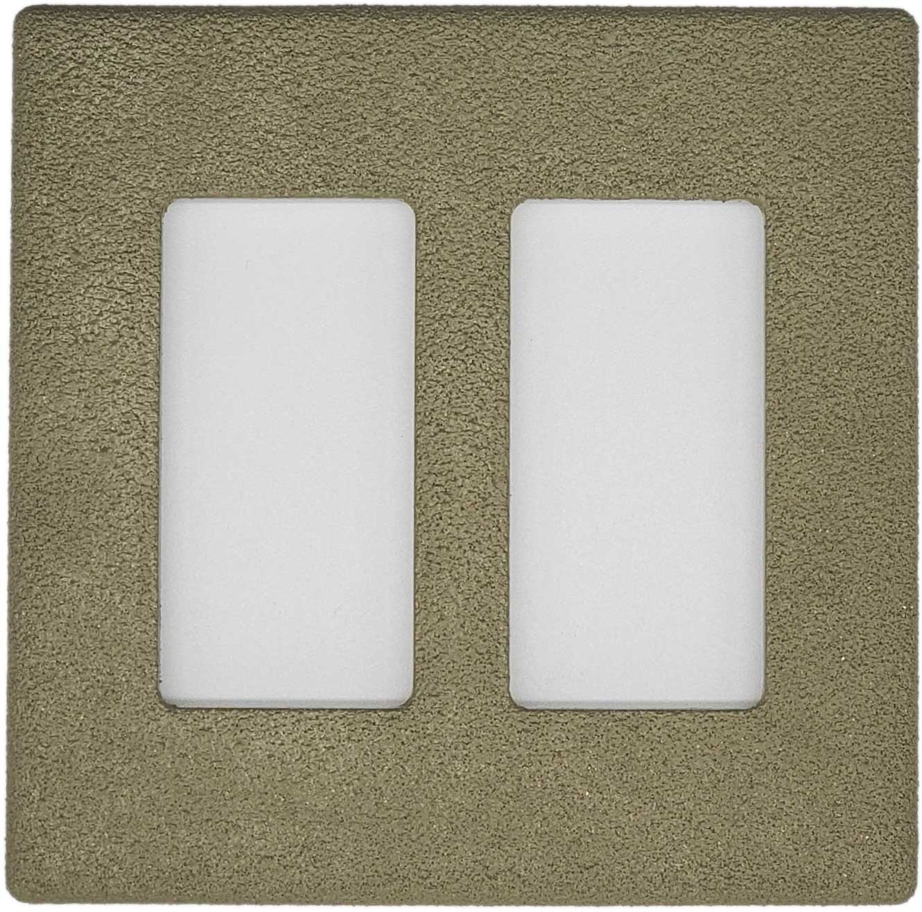 2-Gang Outlet Cover Switch Plate in sage