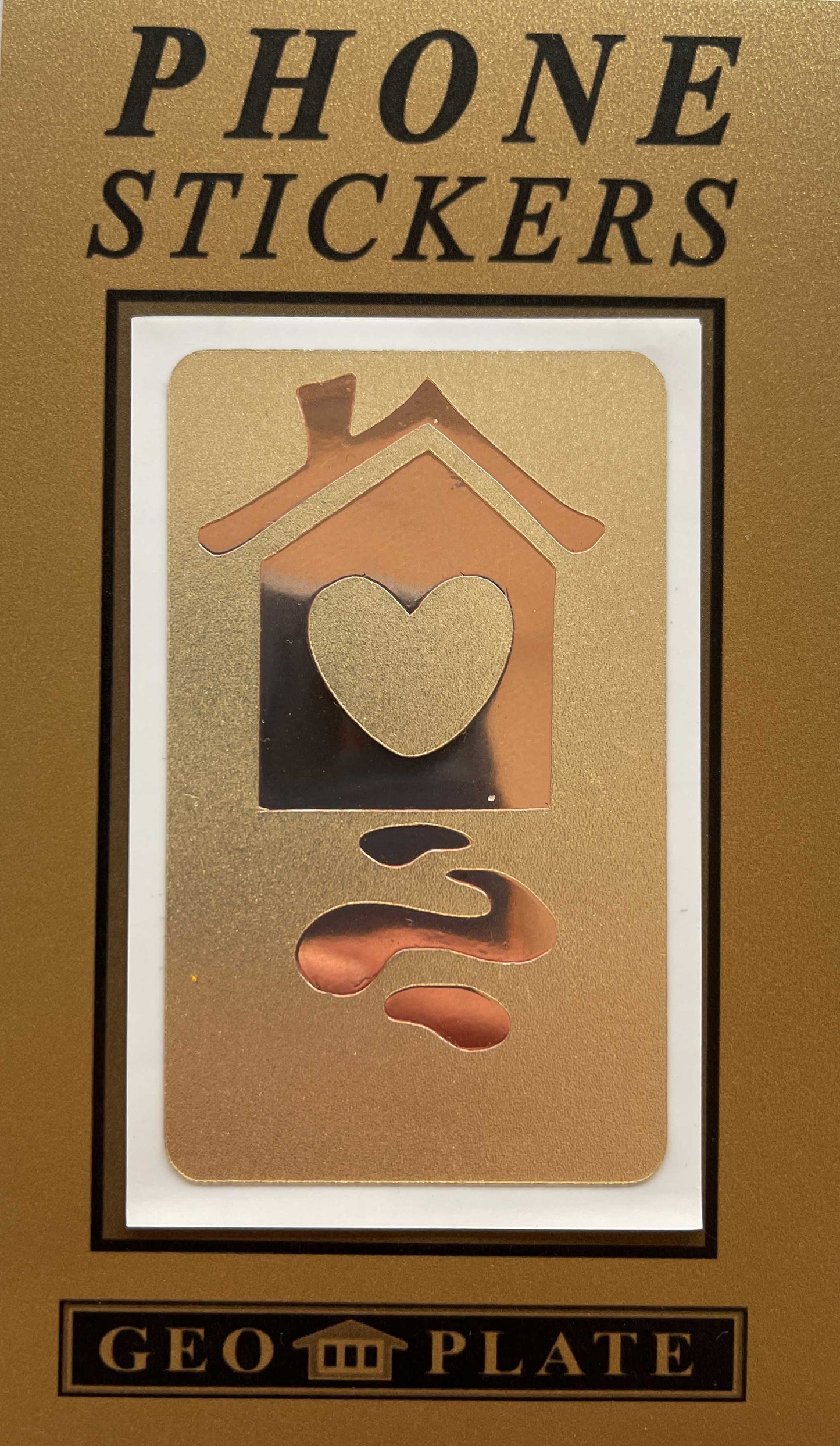 Home Sweet Home Phone Sticker - Geo Plates & Stickers