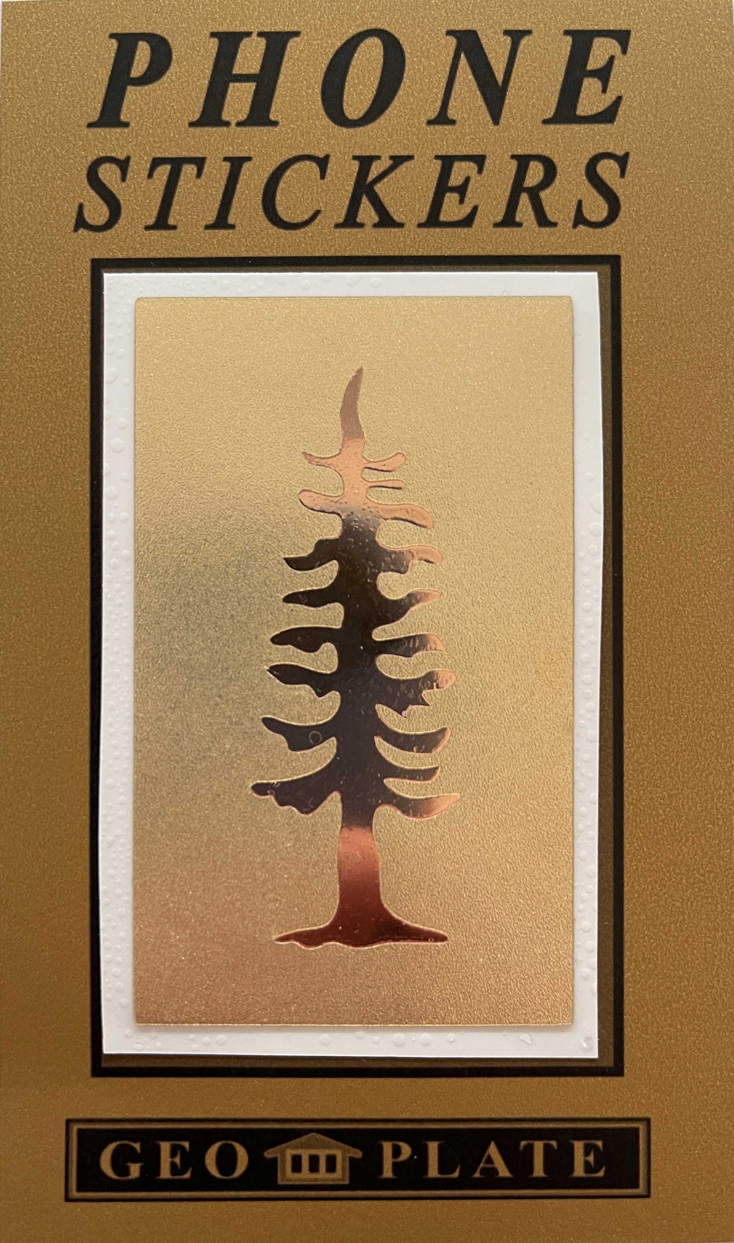 Pine Tree Phone Sticker - Geo Plates & Stickers