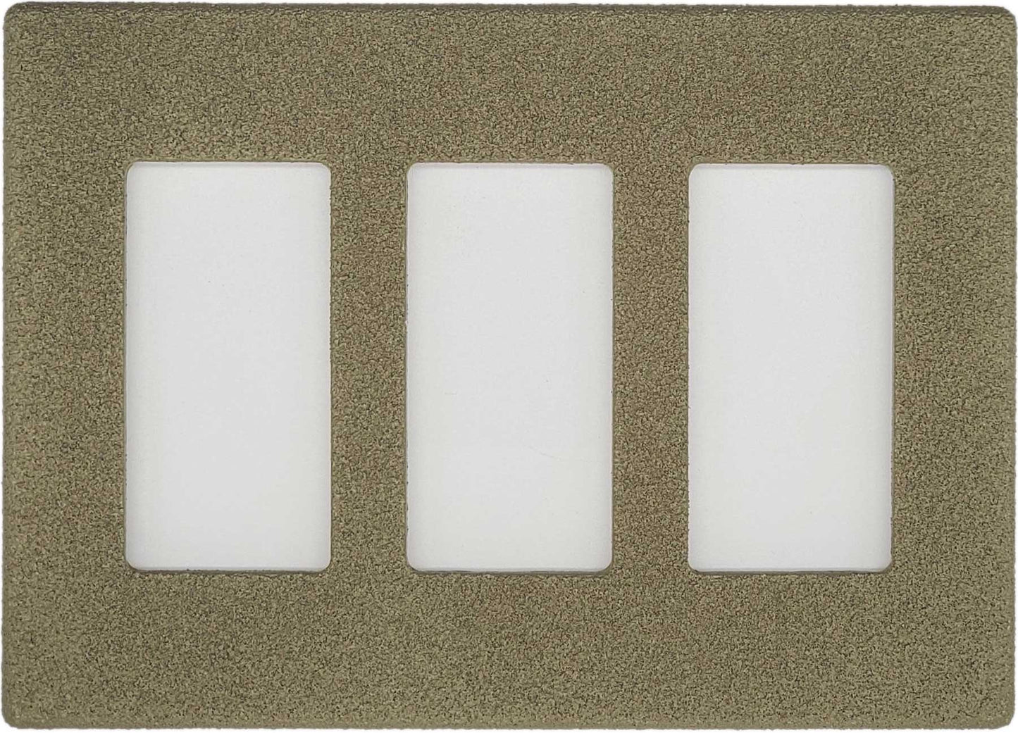 Sage Green 3-Gang GEO PLATE - Geo Plates & Stickers