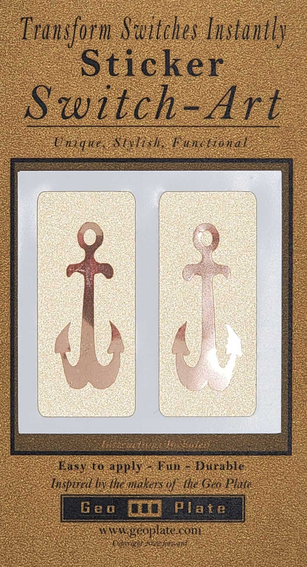 Anchor - Geo Plates & Stickers