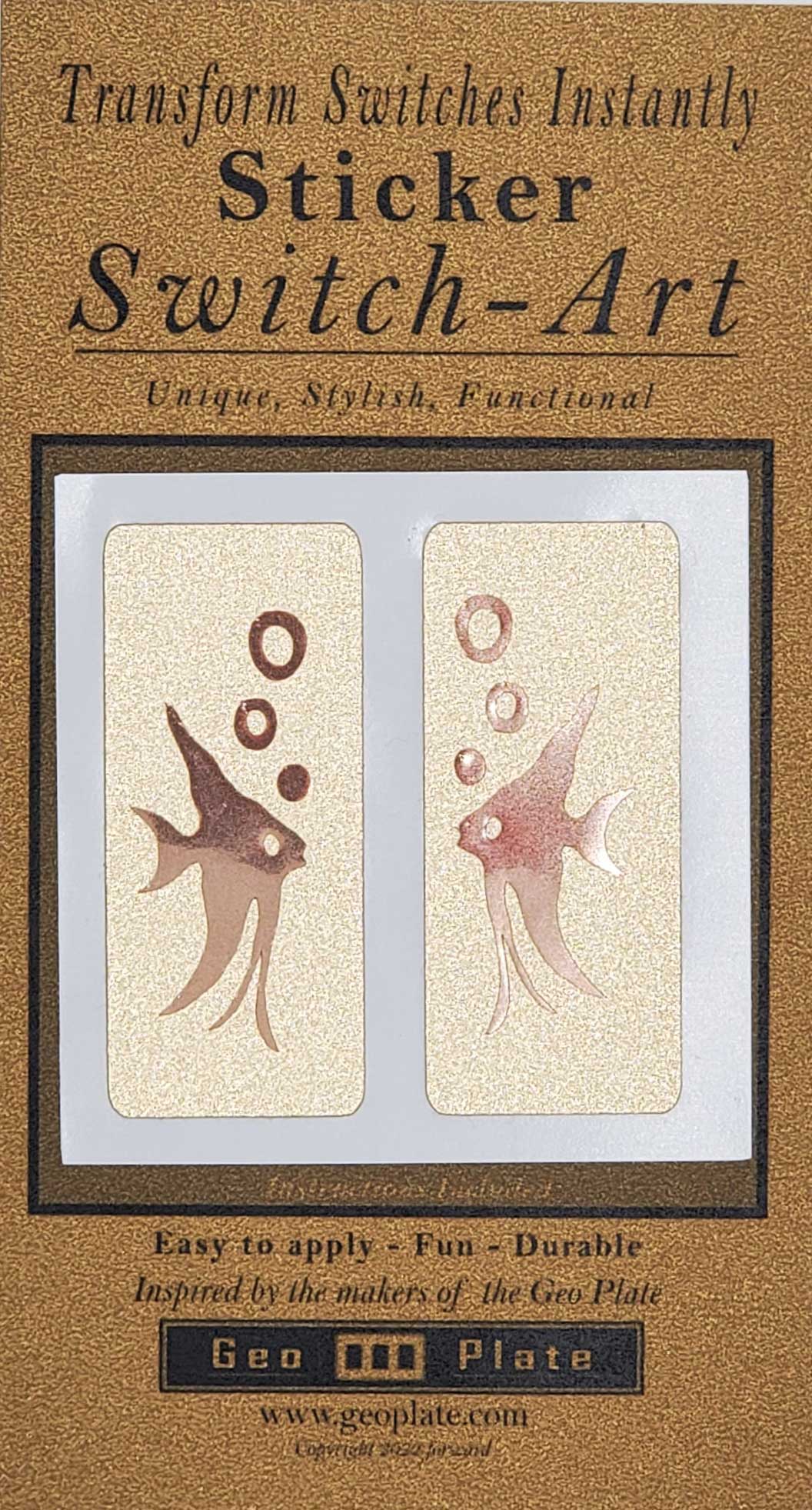 Bubble Fish - Geo Plates & Stickers