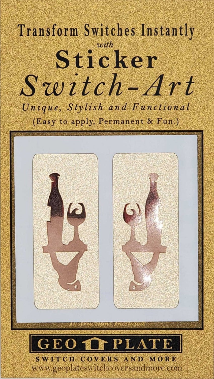 Wine Service - Geo Plates & Stickers