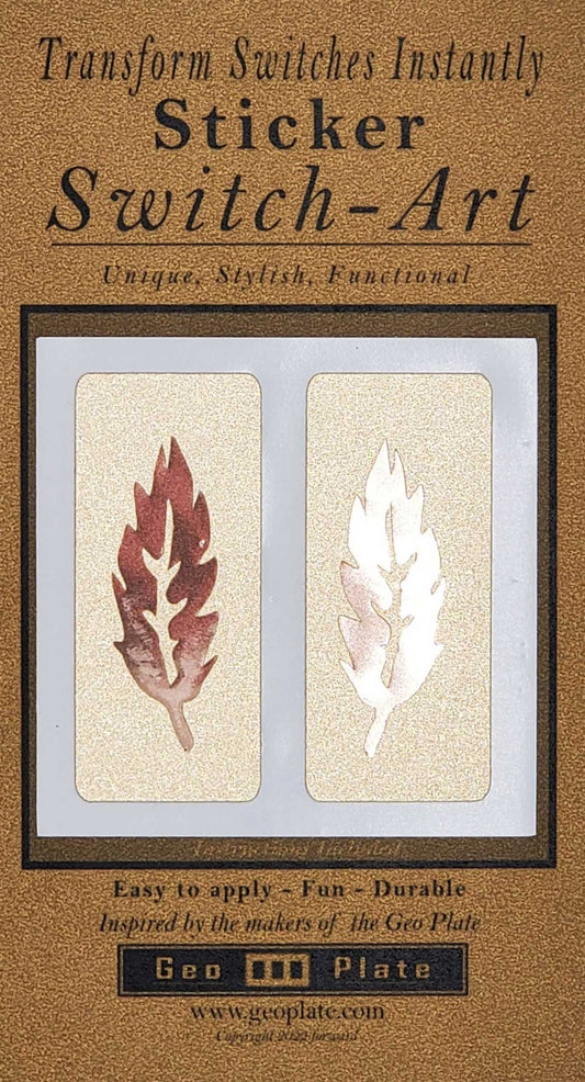 Leaves - Geo Plates & Stickers